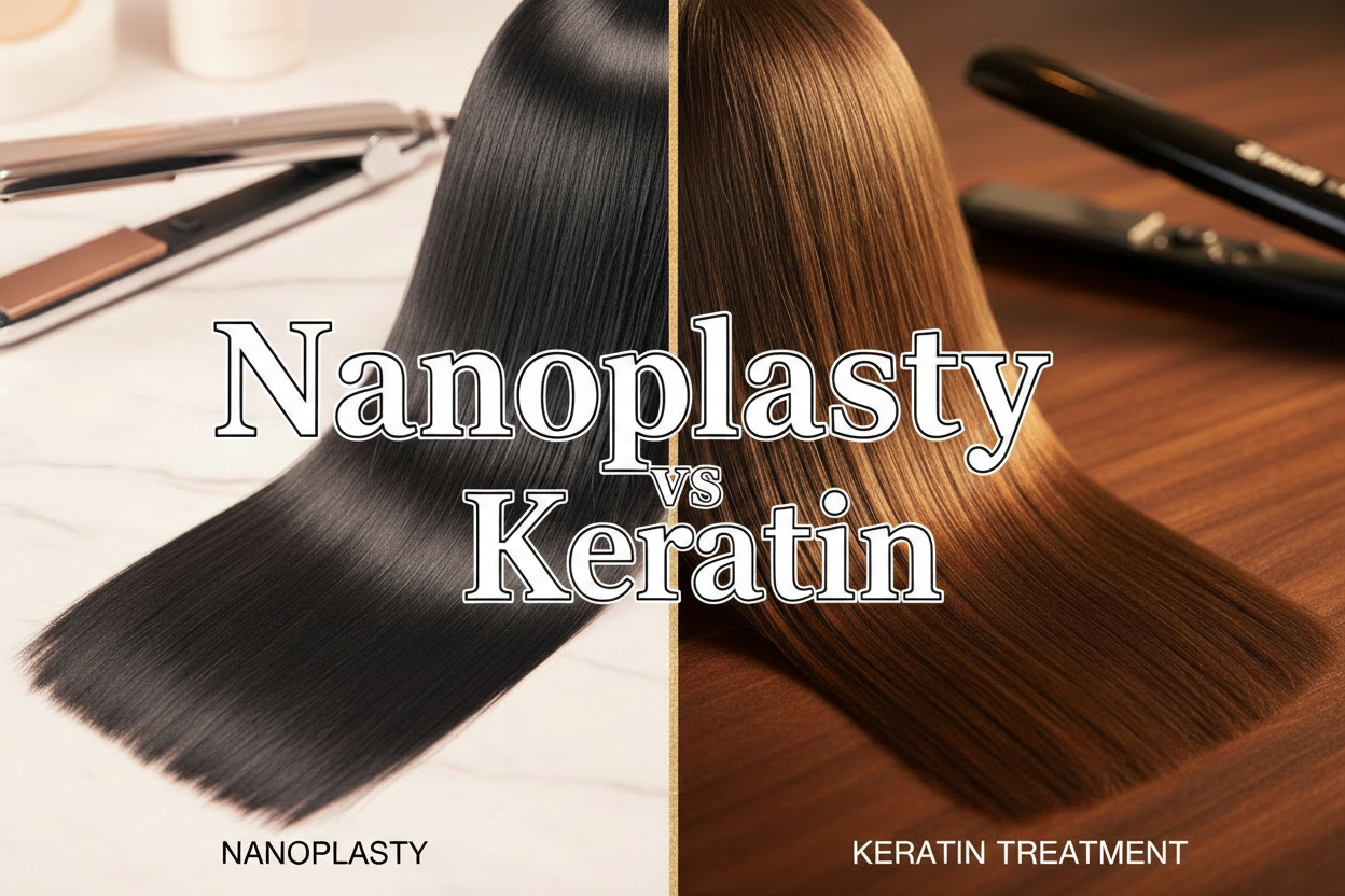 Nanoplasty vs Keratin: Which Hair Straightening Treatment Is Right for You?
