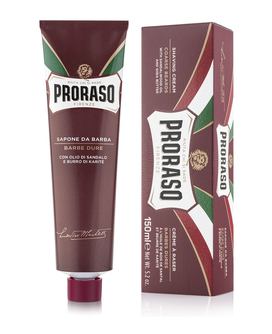 Proraso Shave Cream Tube Shea Butter 150ml Shaving Products Proraso