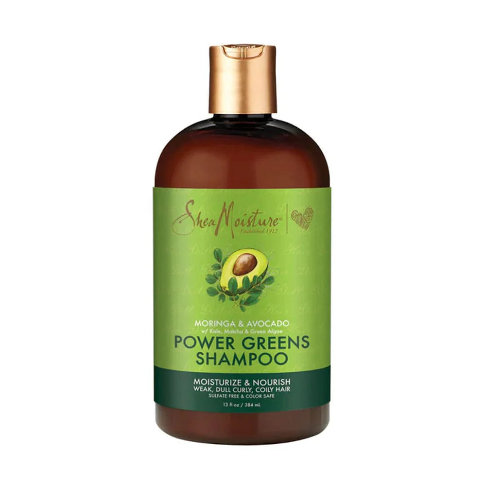 Shea Moisture Moringa & Avocado Power Green Shampoo 384ml Shampoo/Conditioner Shea Moisture