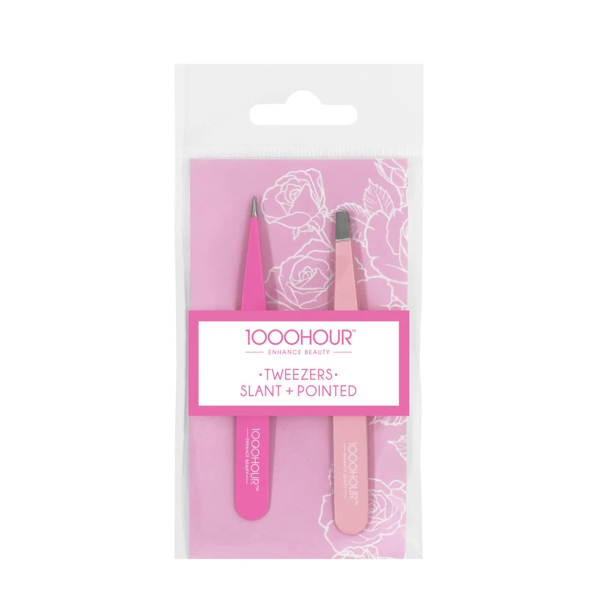 1000 Hour Tweezers 2pk (Slant + Pointed) Tweezers 1000 Hour