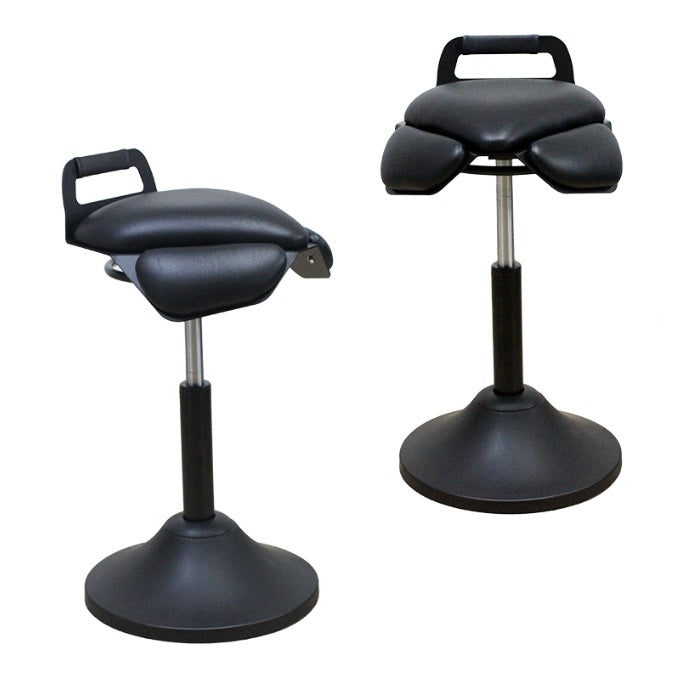 Karma St Franklin Pedestal Stool Black 07080101 Salon Stools Karma