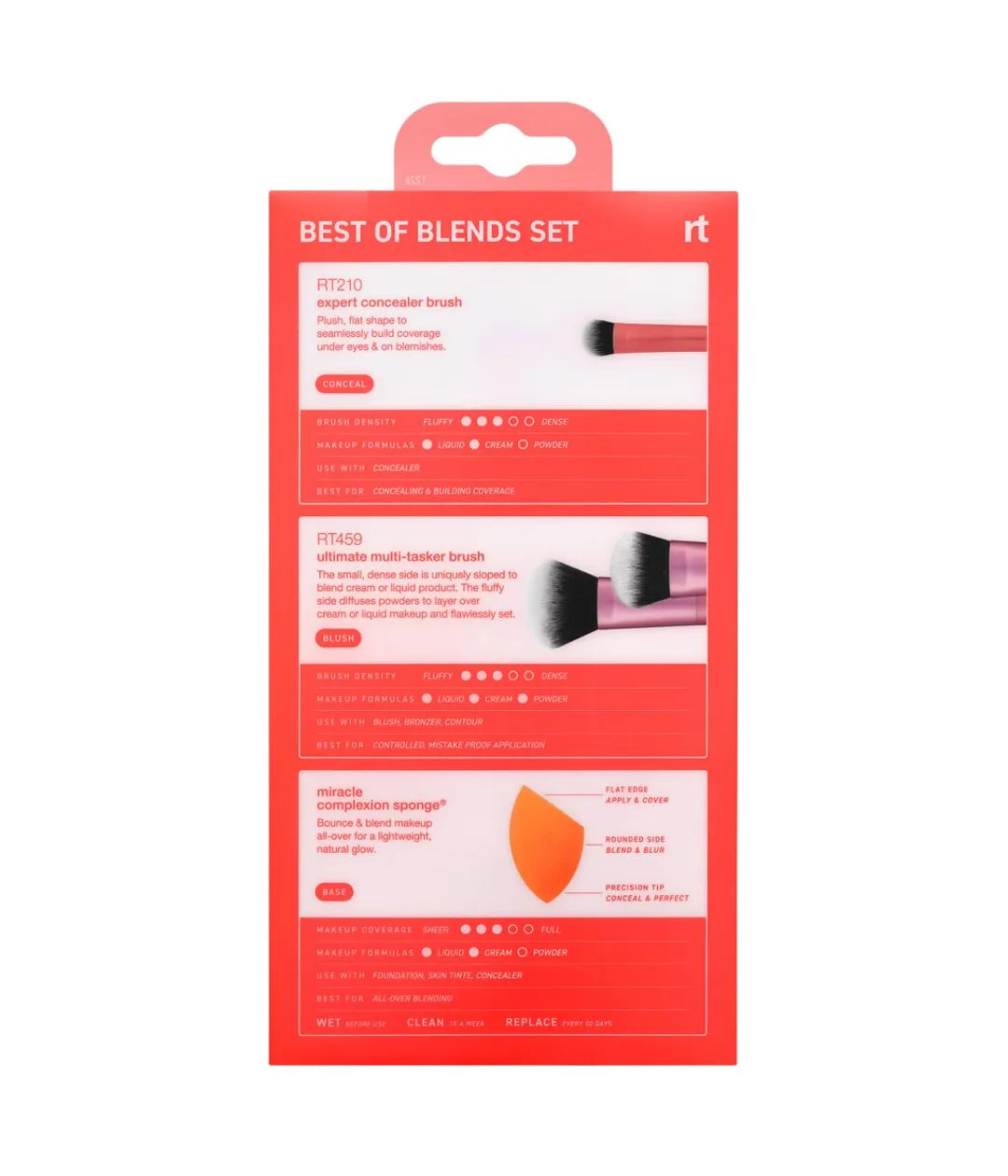 Real Techniques Best of Blends Brush Set Make Up Brushes Real Techniques