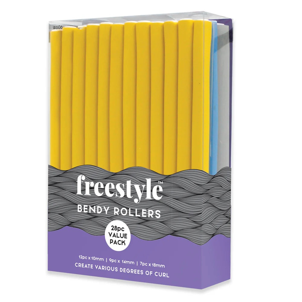 Freestyle Bendy Rollers Value Pack 28pc Rollers Freestyle