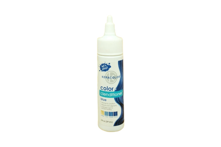 Keracolor Colour + Clenditioner Blue 59ml Colouring Shampoo/Conditioner Keracolor