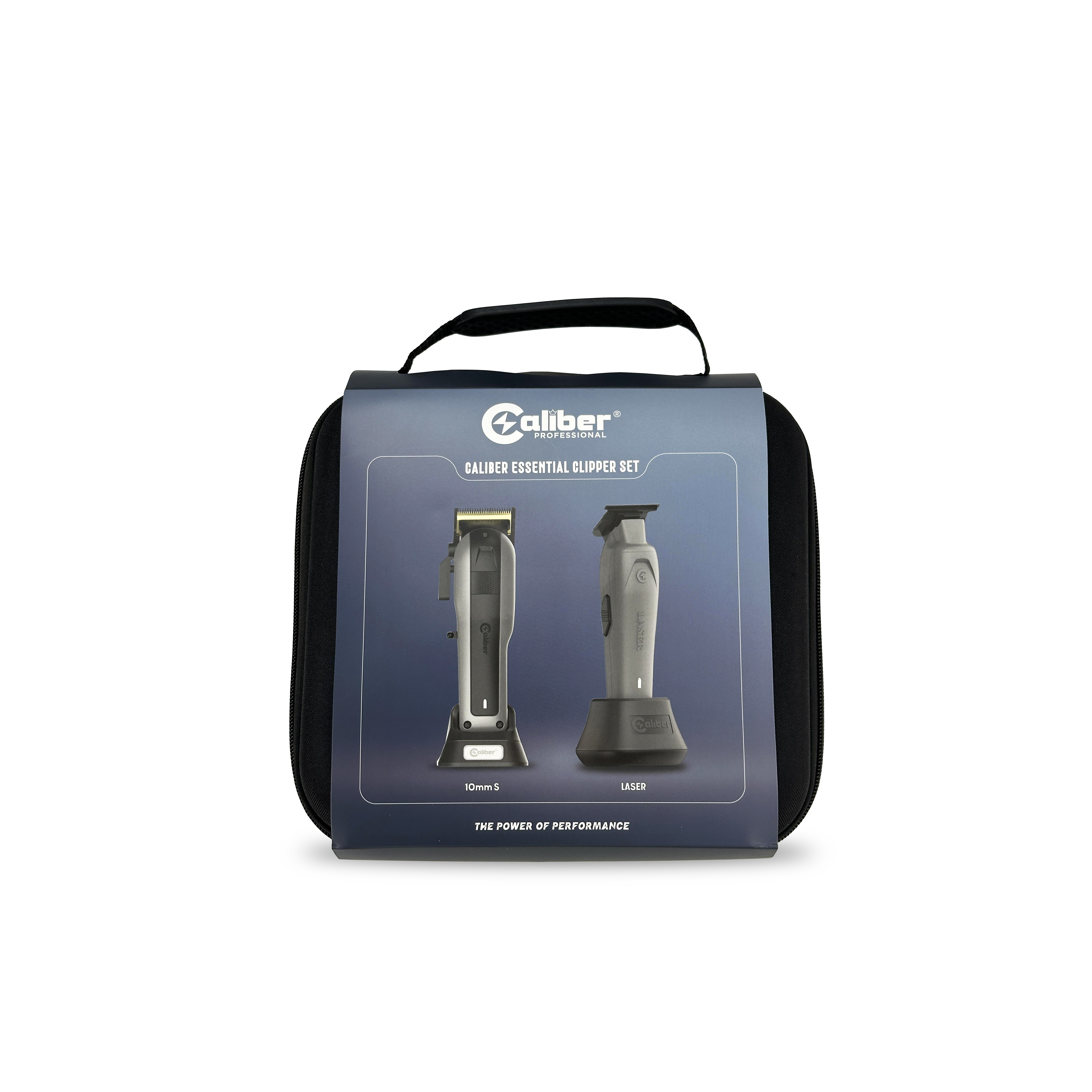 Caliber 10mm S and Laser Trimmer Essential Clipper Trimmer Duo Set Clipper Caliber