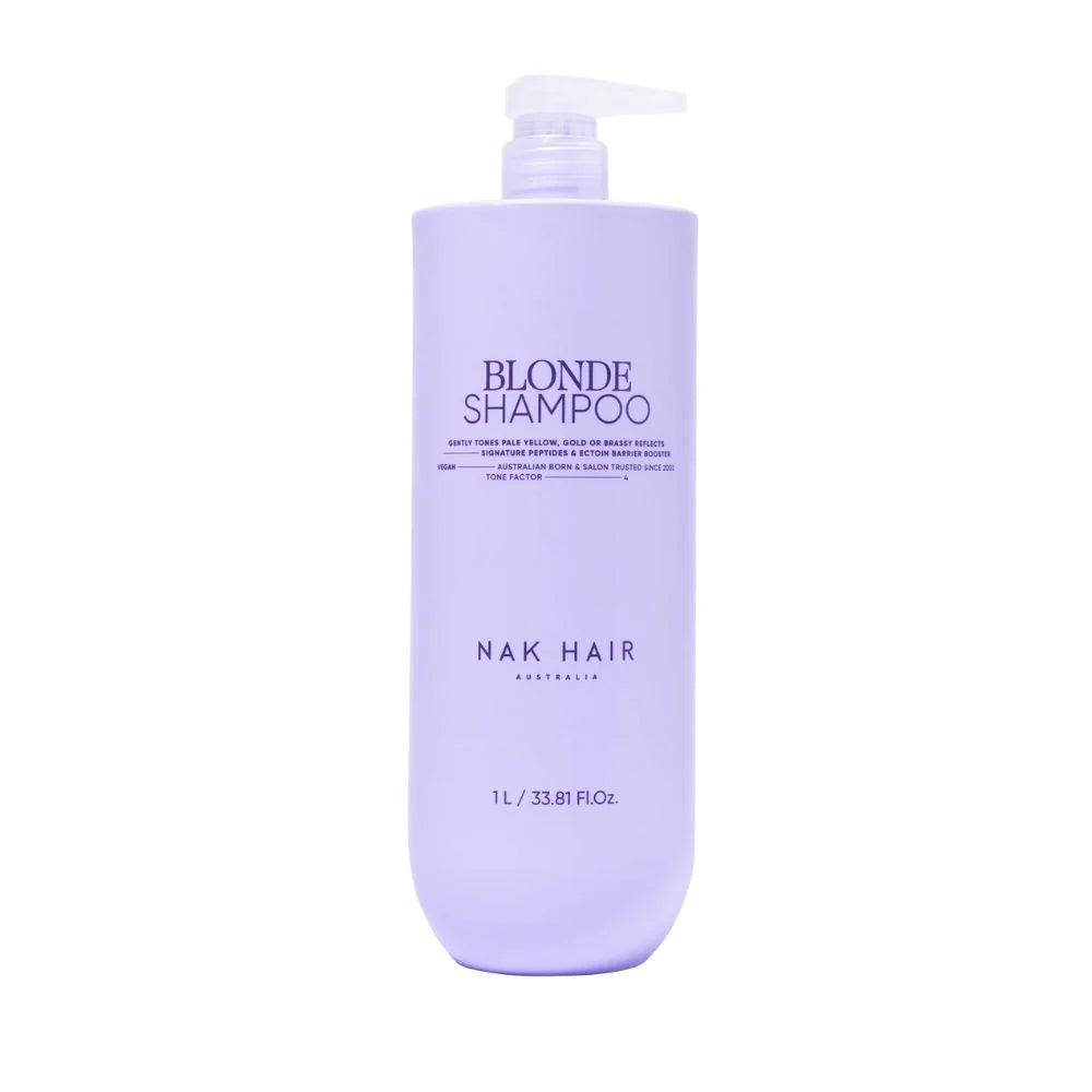 NAK Signature Blonde Shampoo 1 Litre Shampoo/Conditioner NAK
