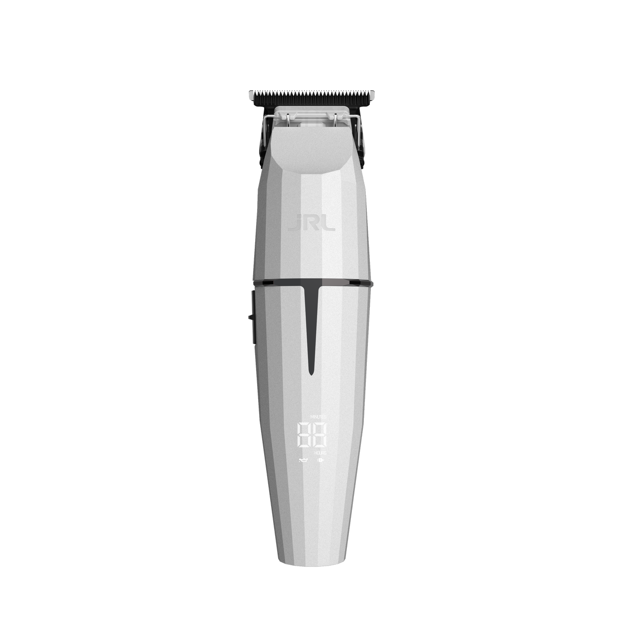 JRL Onyx White Ghost 3 Professional Clipper Trimmer Hair Dryer and Foil Quad Kit Clipper/Trimmer/Foil Shaver Duo JRL