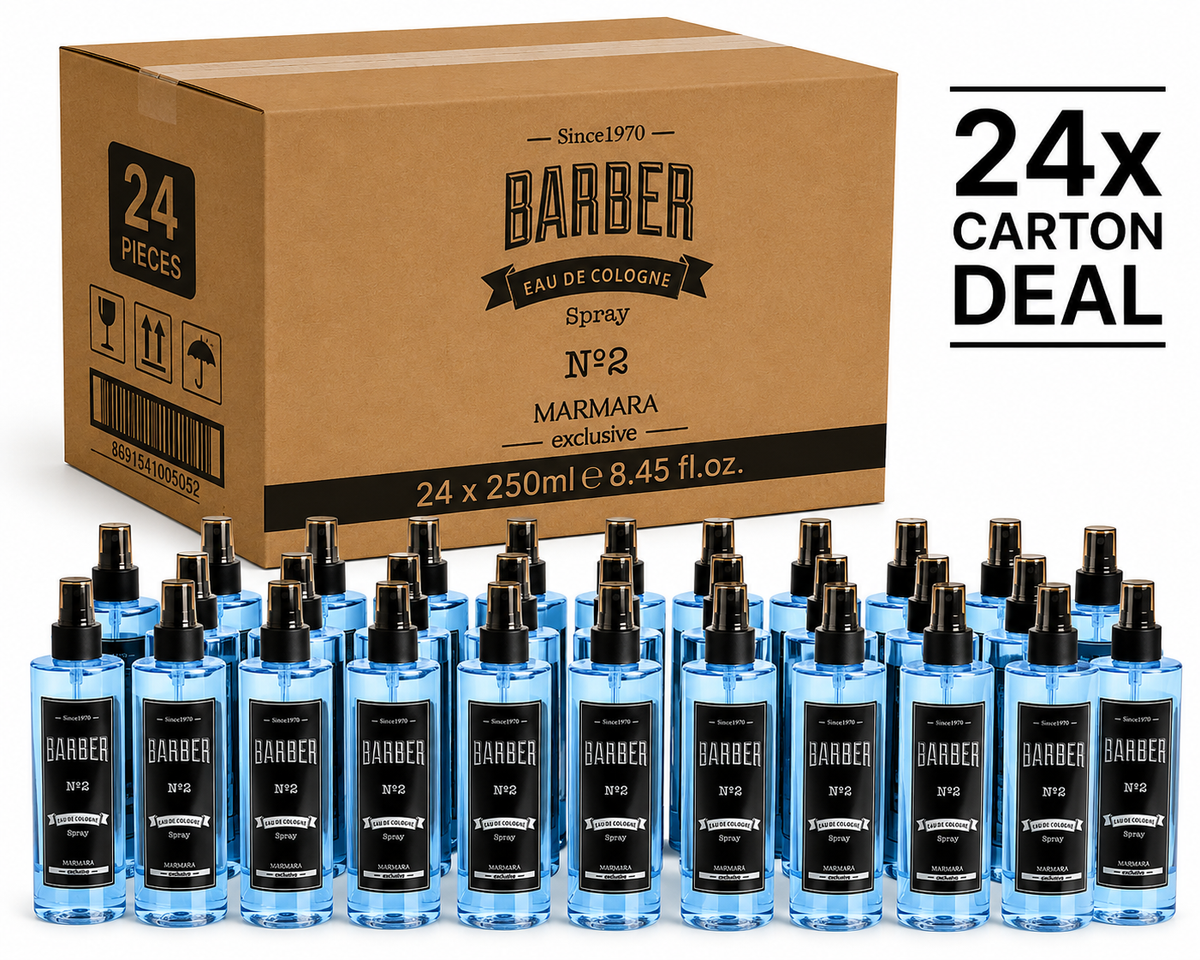 24x Barber Marmara Eau De Cologne No. 2 250ml – Cologne & Aftershave Cologne Barber Marmara