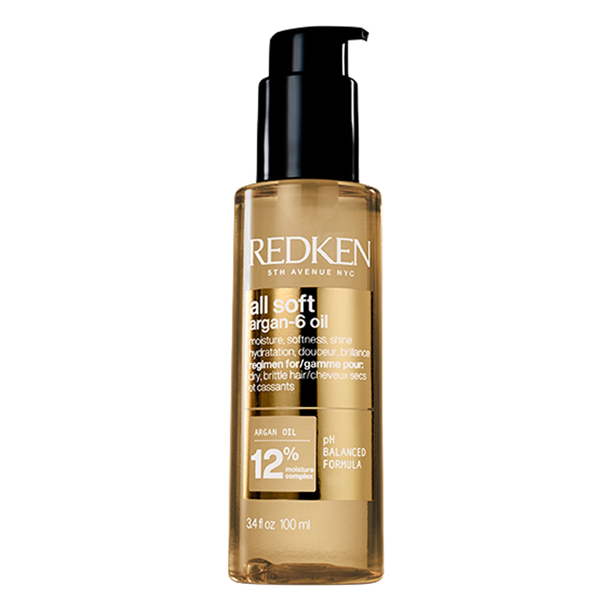 Redken All Soft Argan 6 Oil 100ml Hair Oil and Serum Redken