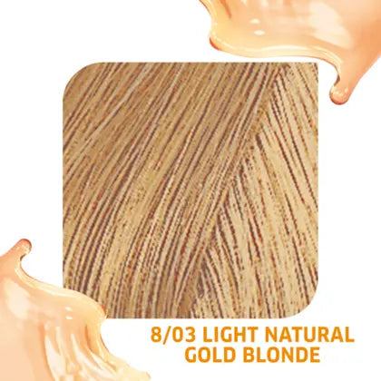 Wella Color Fresh Semi-Permanent Colour 75ml - 8/03 Light Blonde Natural Gold