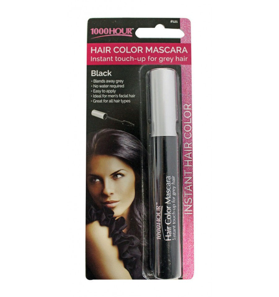 1000 Hour Hair Mascara - Black Hair Colours - Temporary 1000 Hour