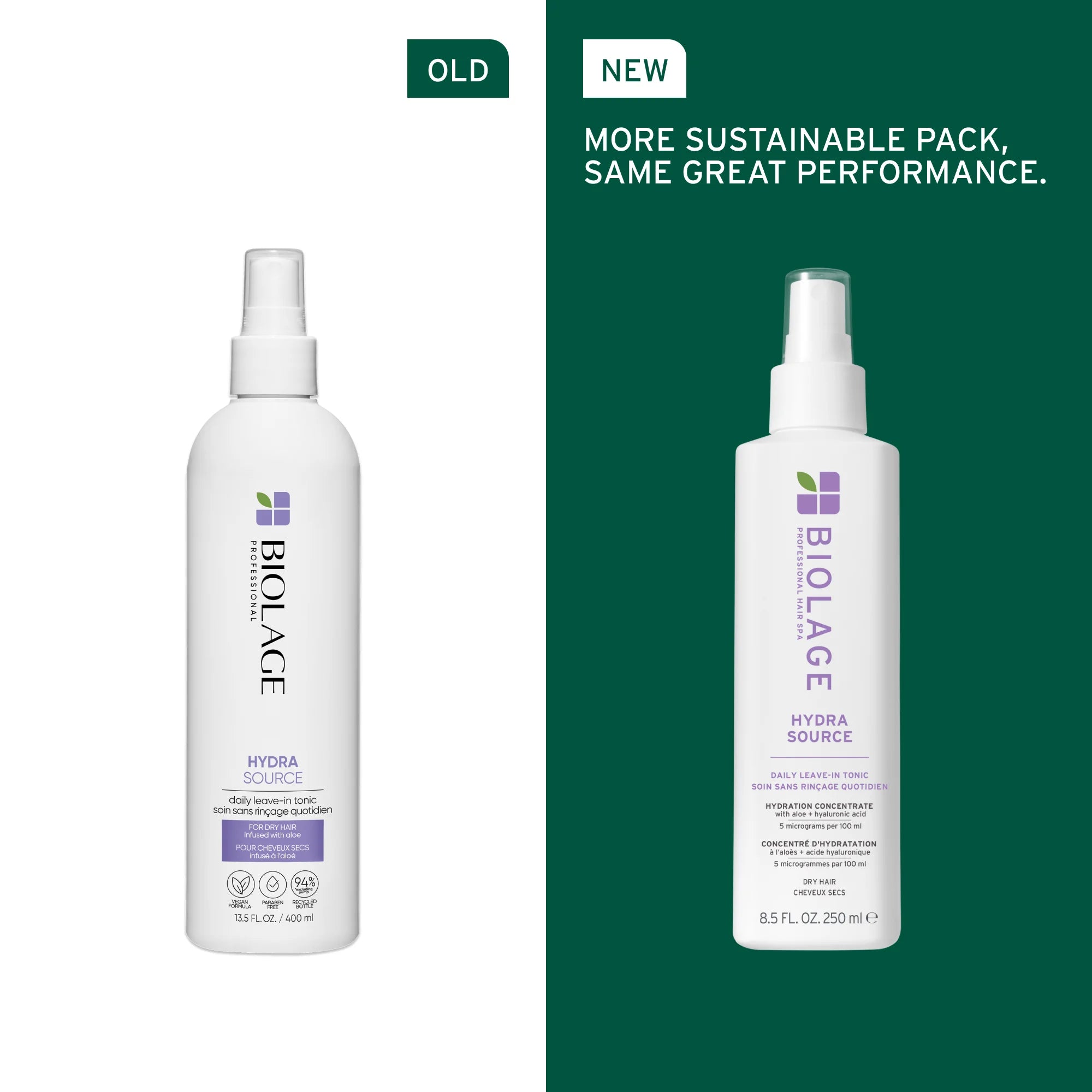 Matrix Biolage HydraSource Daily Leave In 400ml Hair Treatment Matrix
