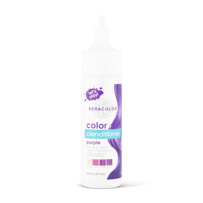 Keracolor Colour + Clenditioner Purple 59ml Colouring Shampoo/Conditioner Keracolor