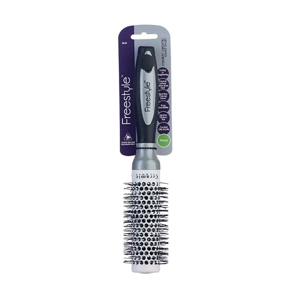 Freestyle FS422 Medium Ceramic Round Brush Hair Brush Freestyle
