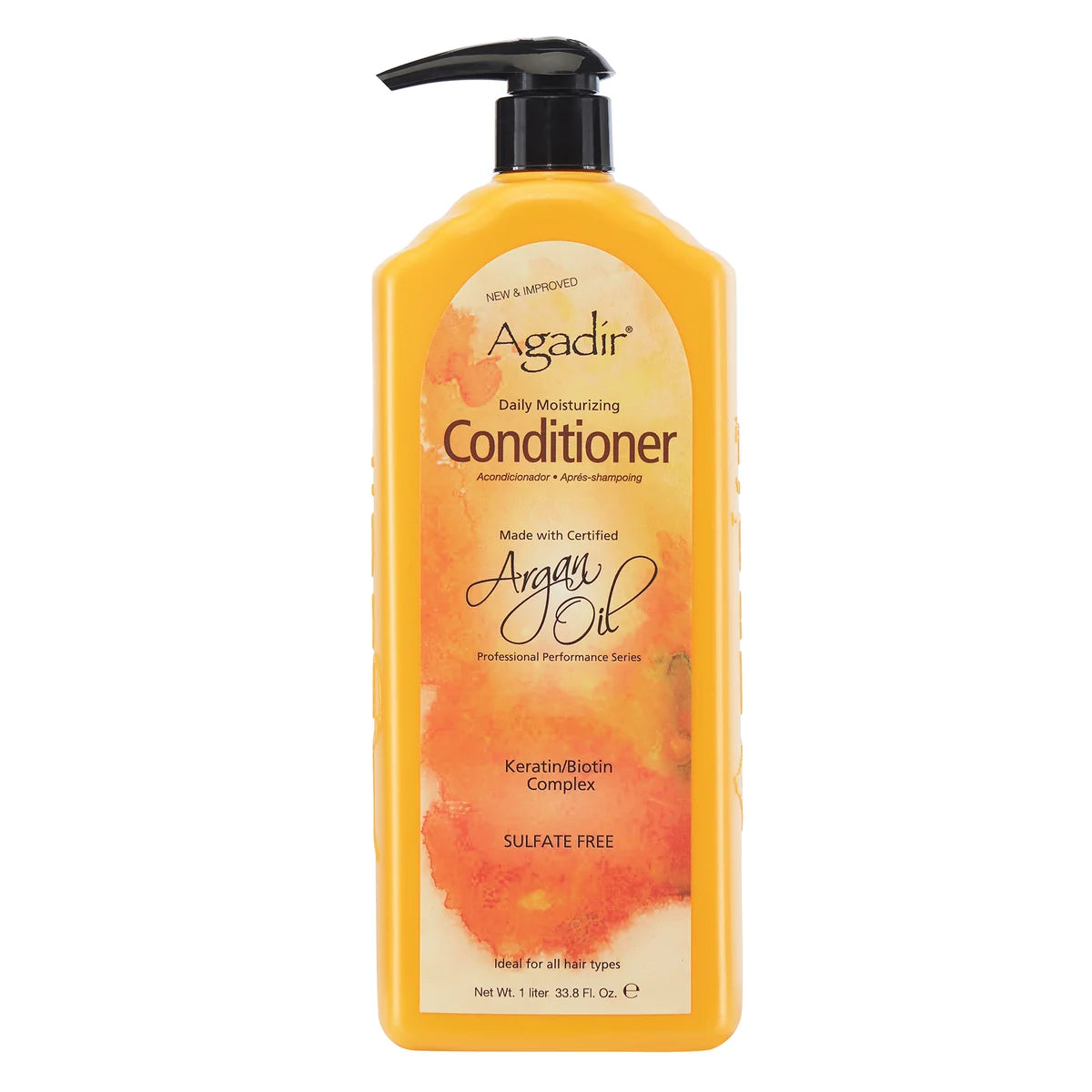 Agadir Argan Oil Daily Moisturising Conditioner 1L – Professional Hydrating Salon Conditioner