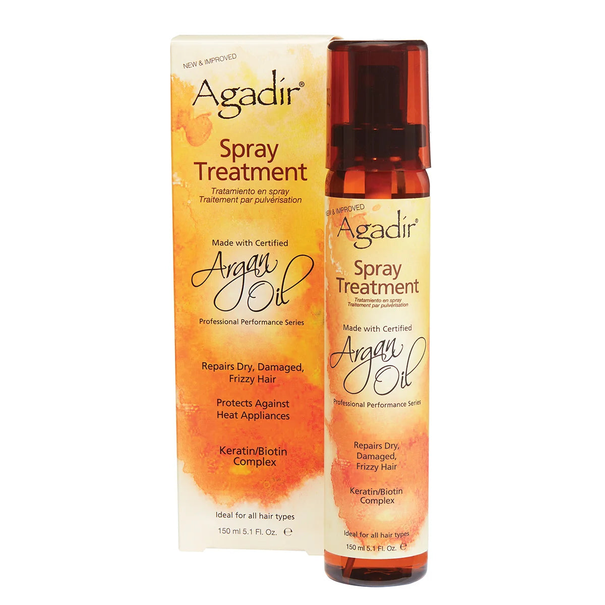 Agadir Argan Oil Spray Treatment 150ml – Professional Leave-In Smoothing & Shine Spray