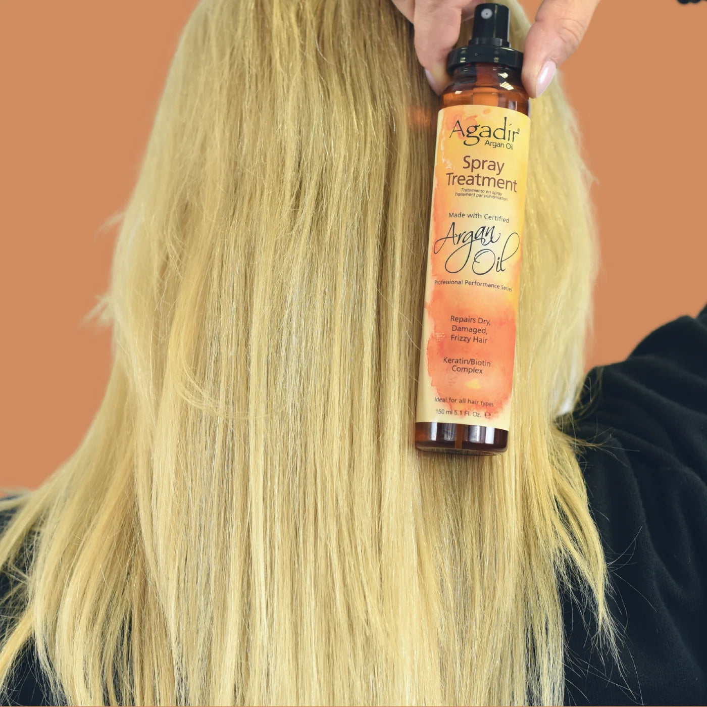 Agadir Argan Oil Spray Treatment 150ml – Professional Leave-In Smoothing & Shine Spray