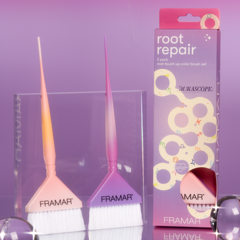 Framar Aurascope - Root Repair 2PC Colouring Brush Set Hair Care Framar