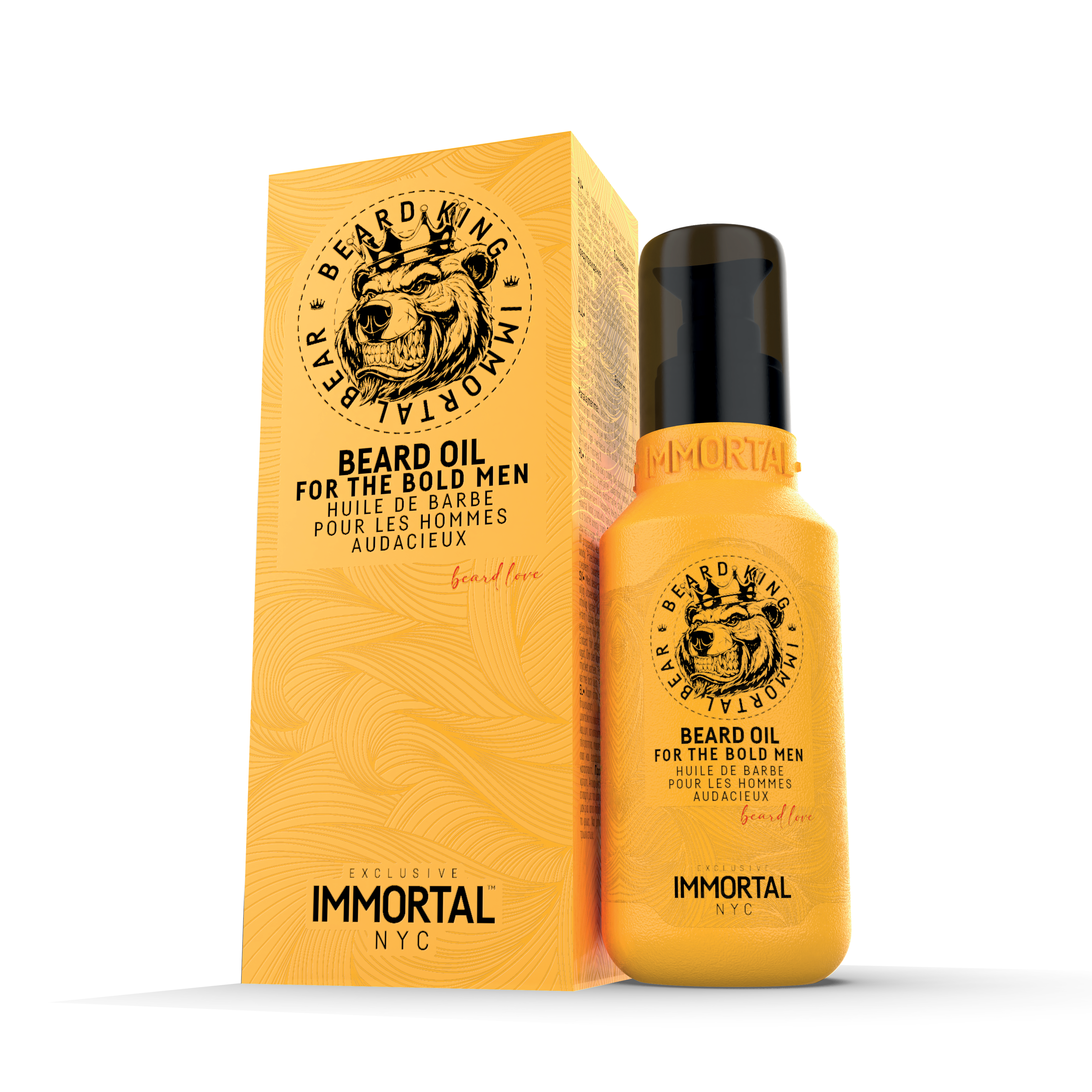 Immortal NYC Beard King Immortal Bear Beard Oil 100ml Beard - Moustache Care Immortal