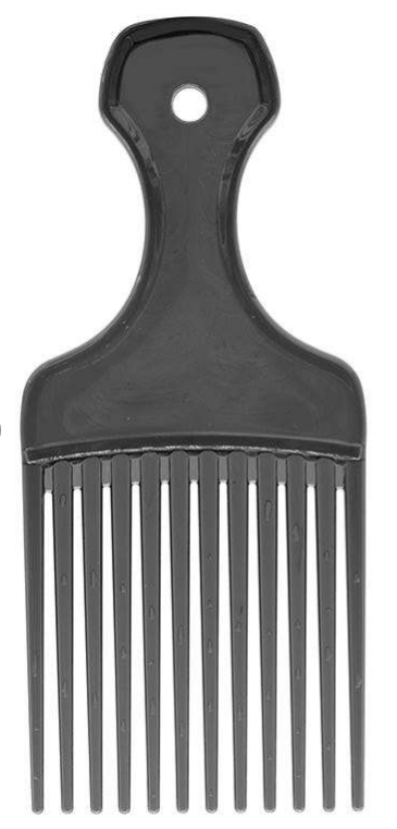Bob Afro Comb Black Comb Bob