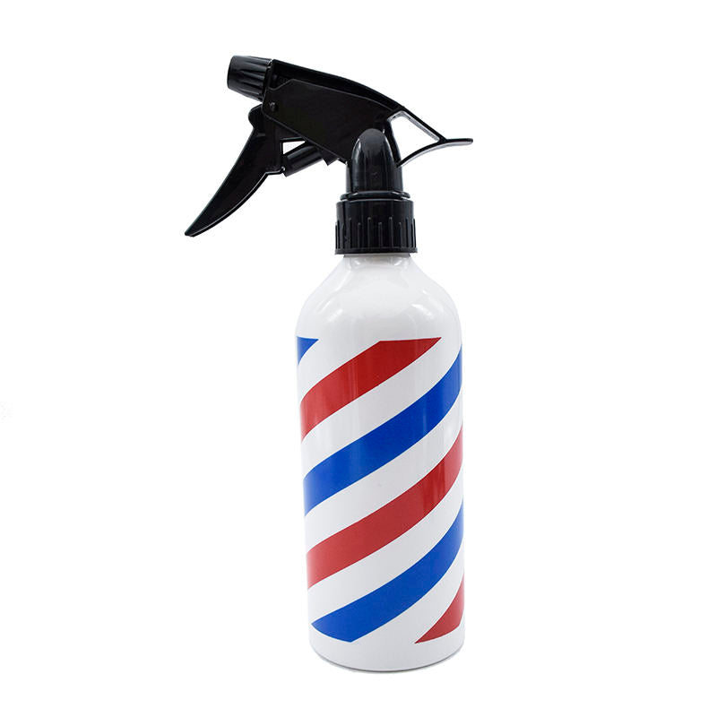 BOB H20 Aluminium Water Spray Bottle Barber Pole 500ml Spray Bottles Bob