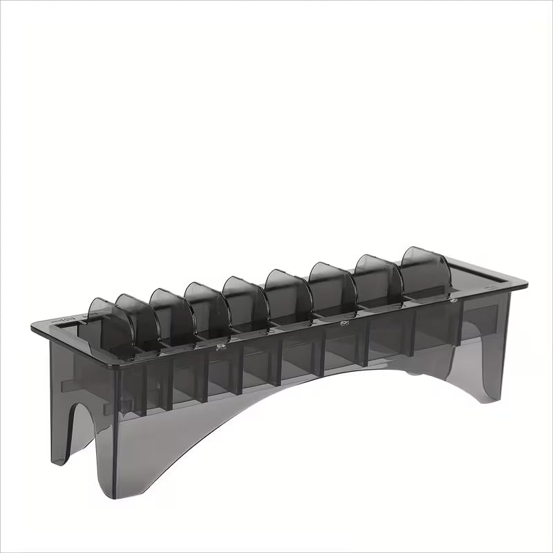 BOB Clipper Guard & Blade 10-Slot Holder Organiser – Professional Barber Attachment Storage Rack Clipper/Trimmer Accessories Bob