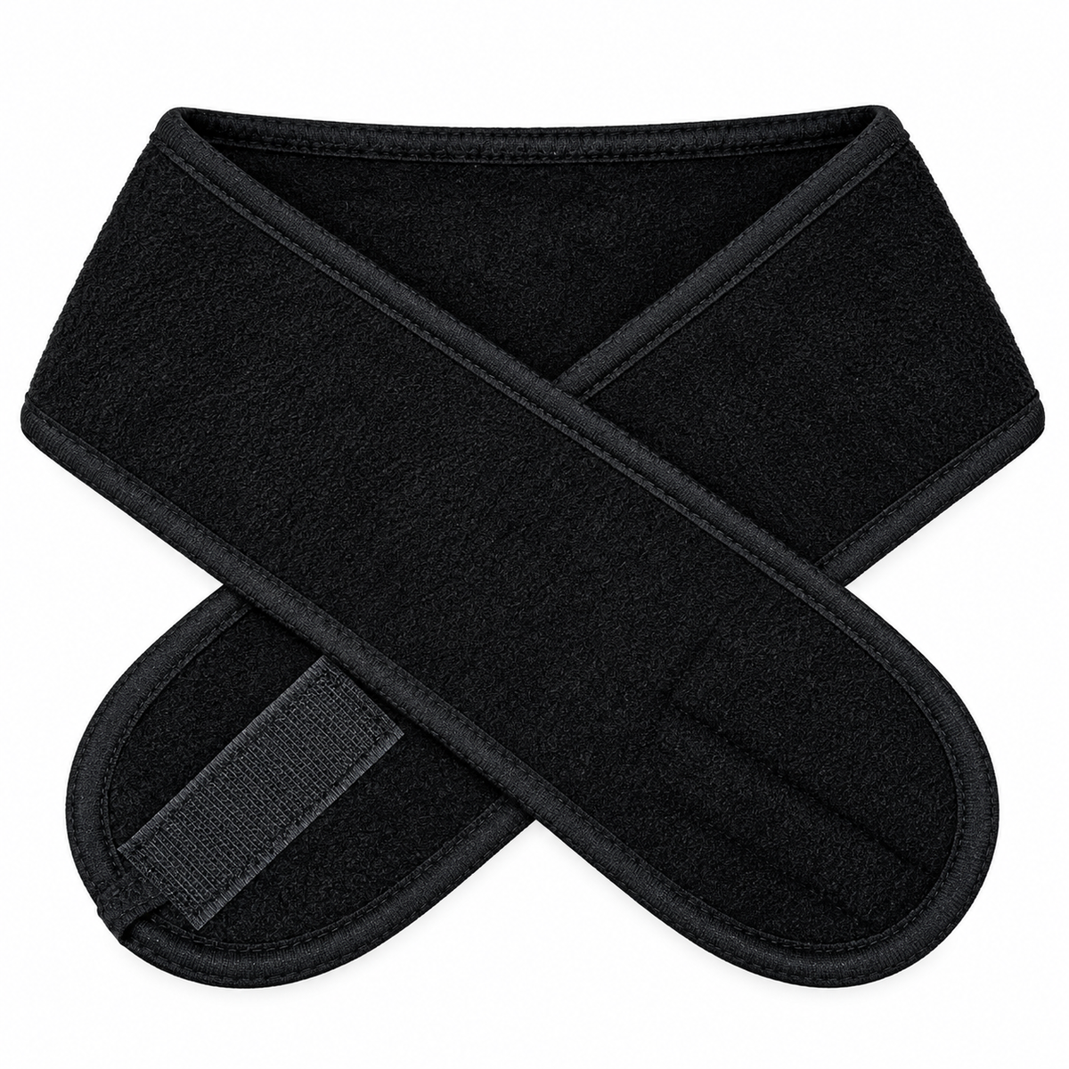 BOB Spa Towelling Headband Black – Professional Reusable Facial & Salon Headband