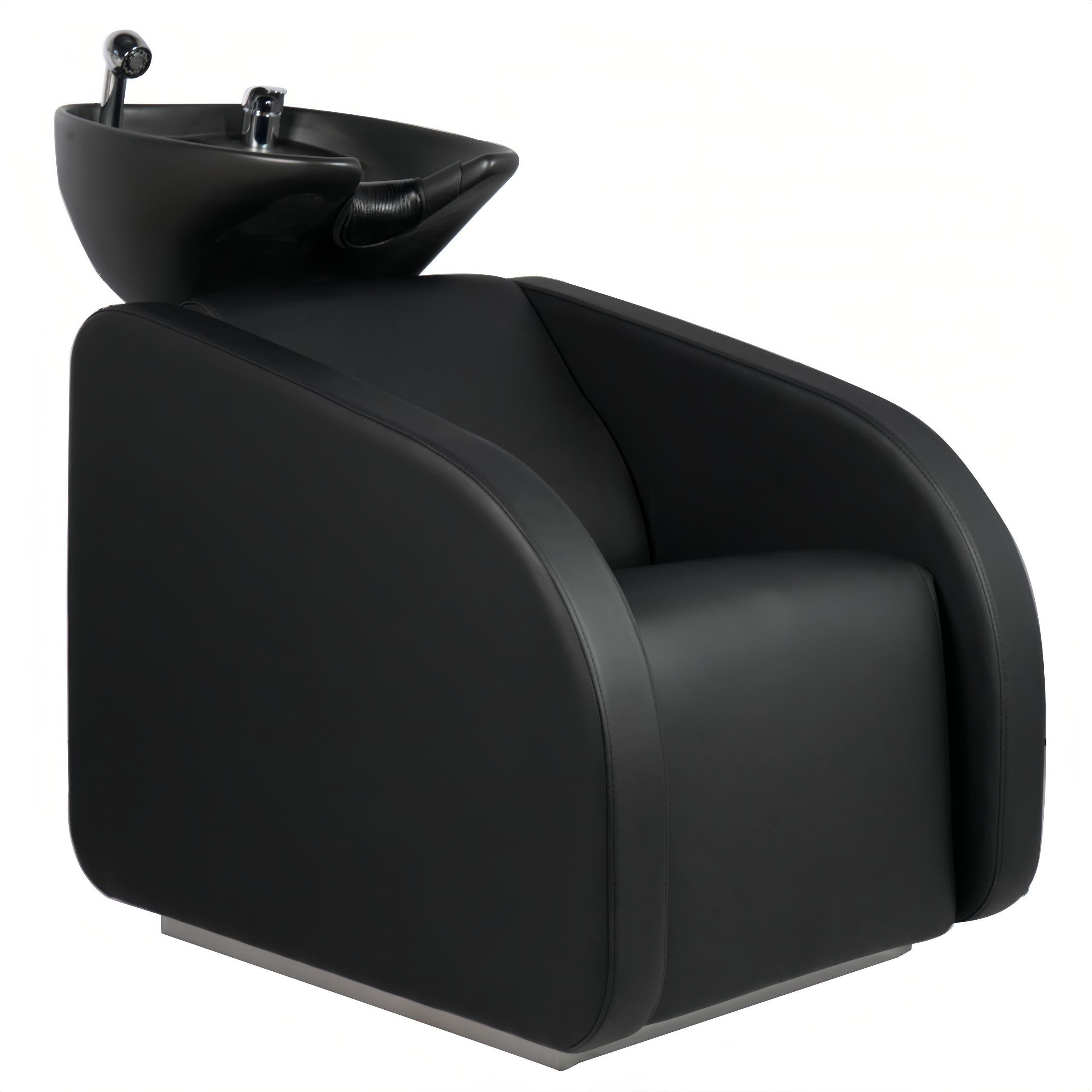Karma Ballarat Complete Shampoo Unit Electric Black with Black Deep Basin and Air Massage 03190101
