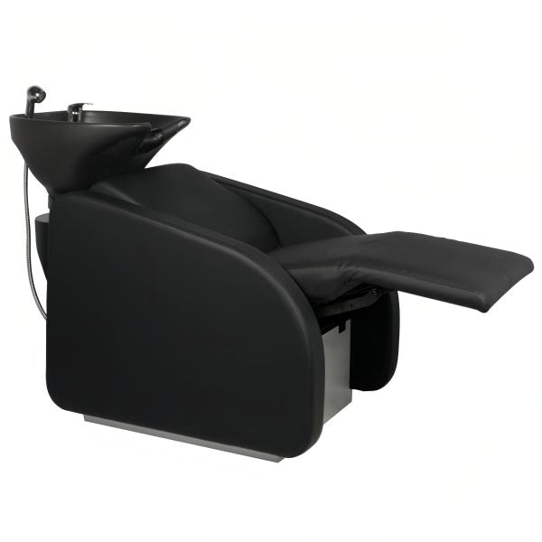 Karma Ballarat Complete Shampoo Unit Electric Black with Black Deep Basin and Air Massage 03190101