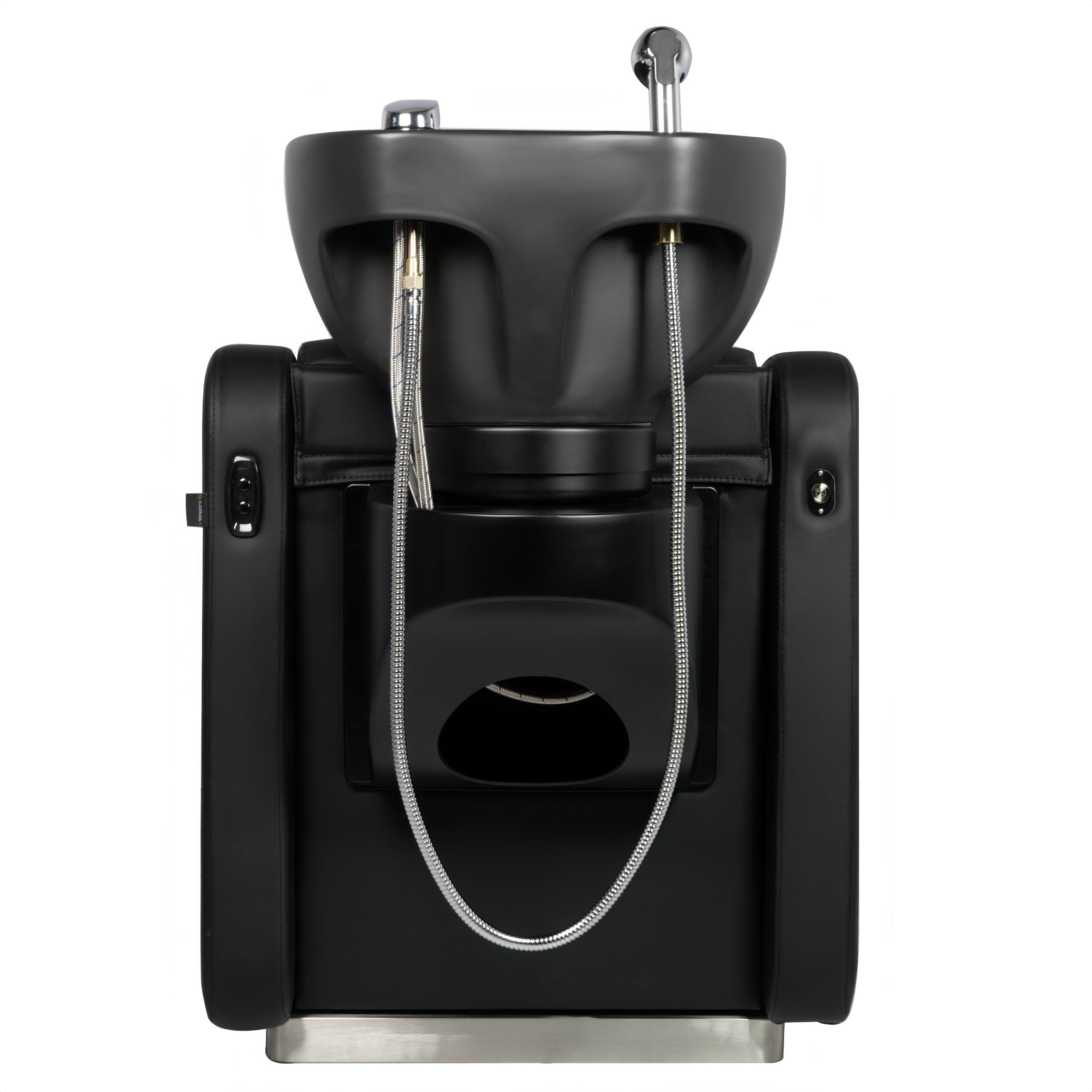 Karma Ballarat Complete Shampoo Unit Electric Black with Black Deep Basin and Air Massage 03190101