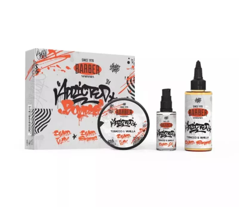 Barber Marmara Tobacco & Vanilla 3 Piece Beard Set Beard - Moustache Care Barber Marmara