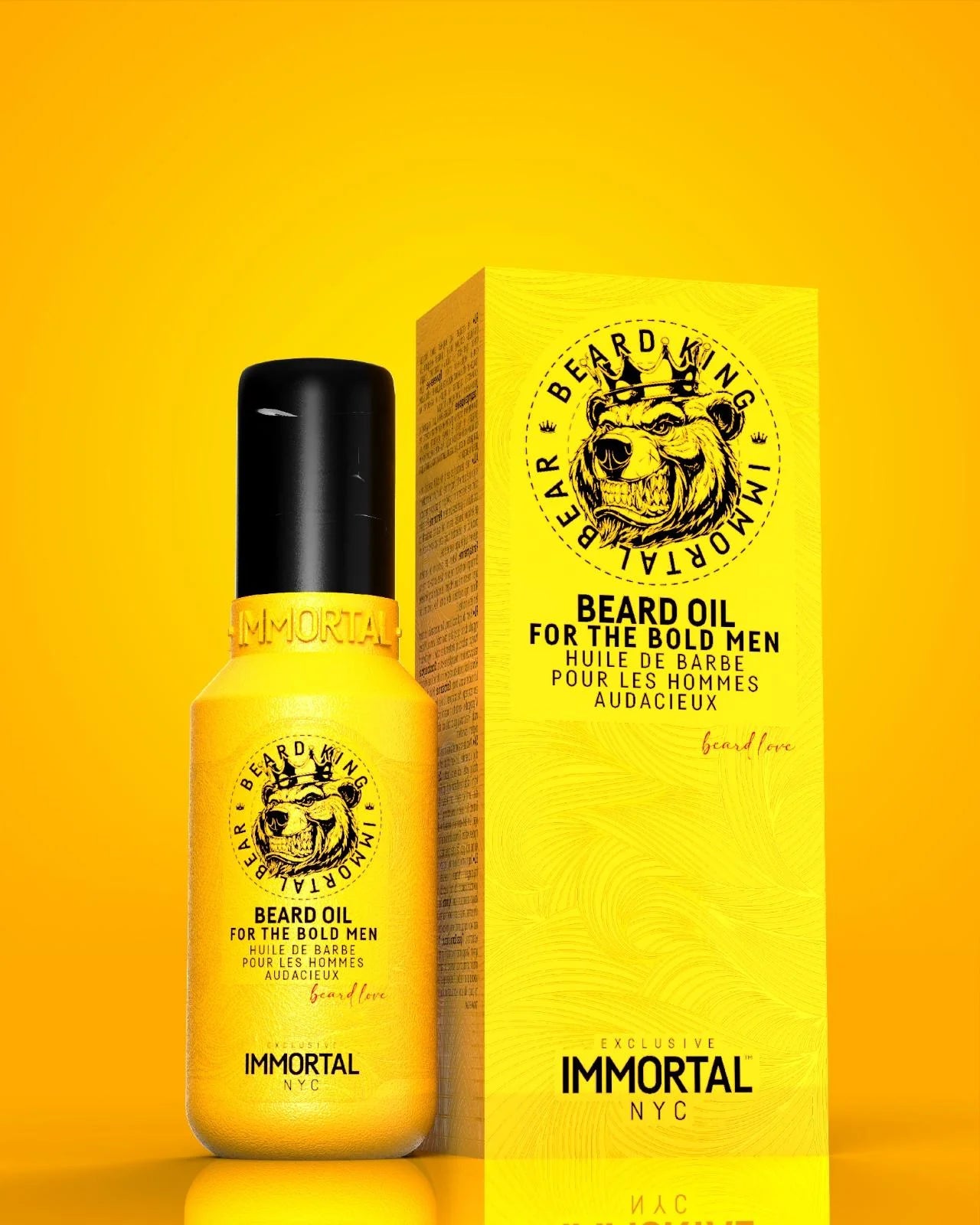 Immortal NYC Beard King Immortal Bear Beard Oil 100ml Beard - Moustache Care Immortal