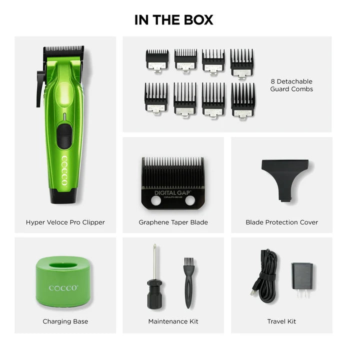 Cocco Hyper Veloce Pro Clipper - Green Clipper Cocco