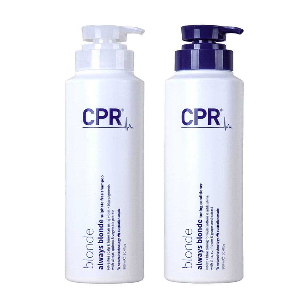 Vitafive CPR Blonde Always Blonde Shampoo and Conditioner 900ml Shampoo/Conditioner Vitafive CPR