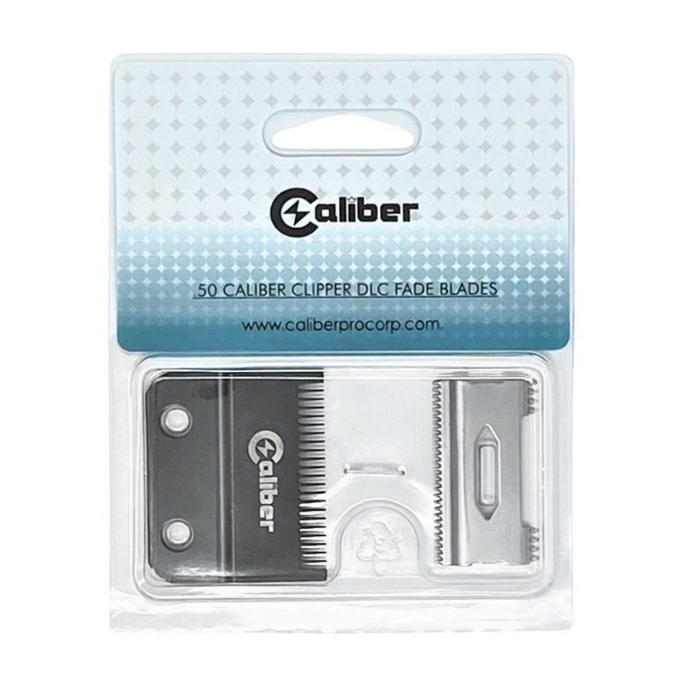 Caliber .50 Cal DLC Ciipper Fade Replacement Blade Trimmer/Clipper Blades Caliber