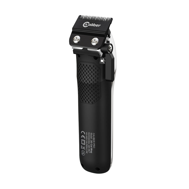 Caliber .50 Cal Mag Cordless Clipper Silver with Charging Dock (Gen 3) Back