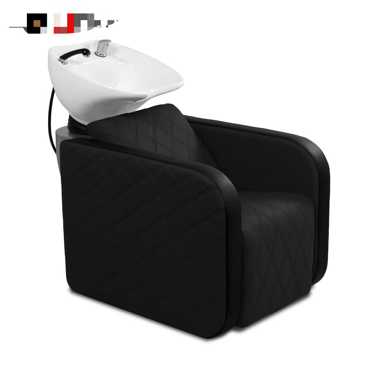 Karma Complete Shampoo Unit Clunes Manual Black With White Standard Basin 0315012104M Shampoo Units Karma