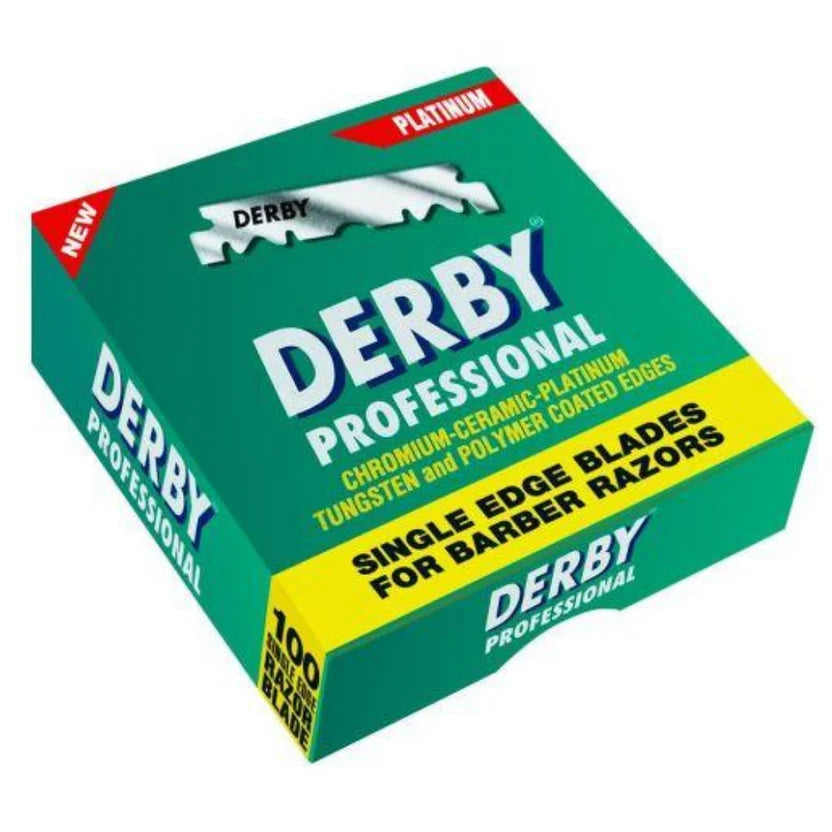 Derby Extra Single Edge Razor Blades 100 Pack – Professional Barber Shaving & Hair Styling Blades