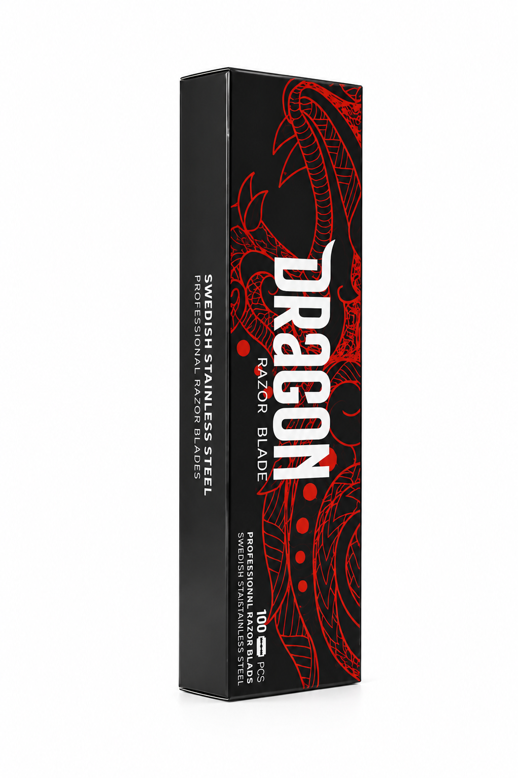 Dragon Double Edge Razor Blade Refill Tower - 100 Swedish Stainless Steel Blades Razor Blades Dragon Razor