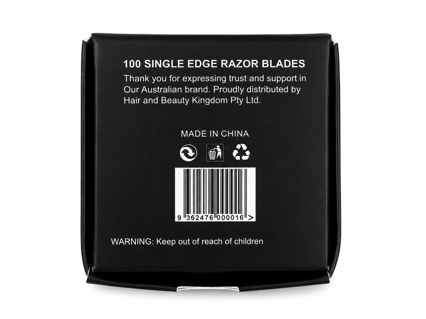 Dragon Single Edge Professional Razor Blade Refill - 100 Swedish Stainless Steel Blades Razor Blades Dragon Razor