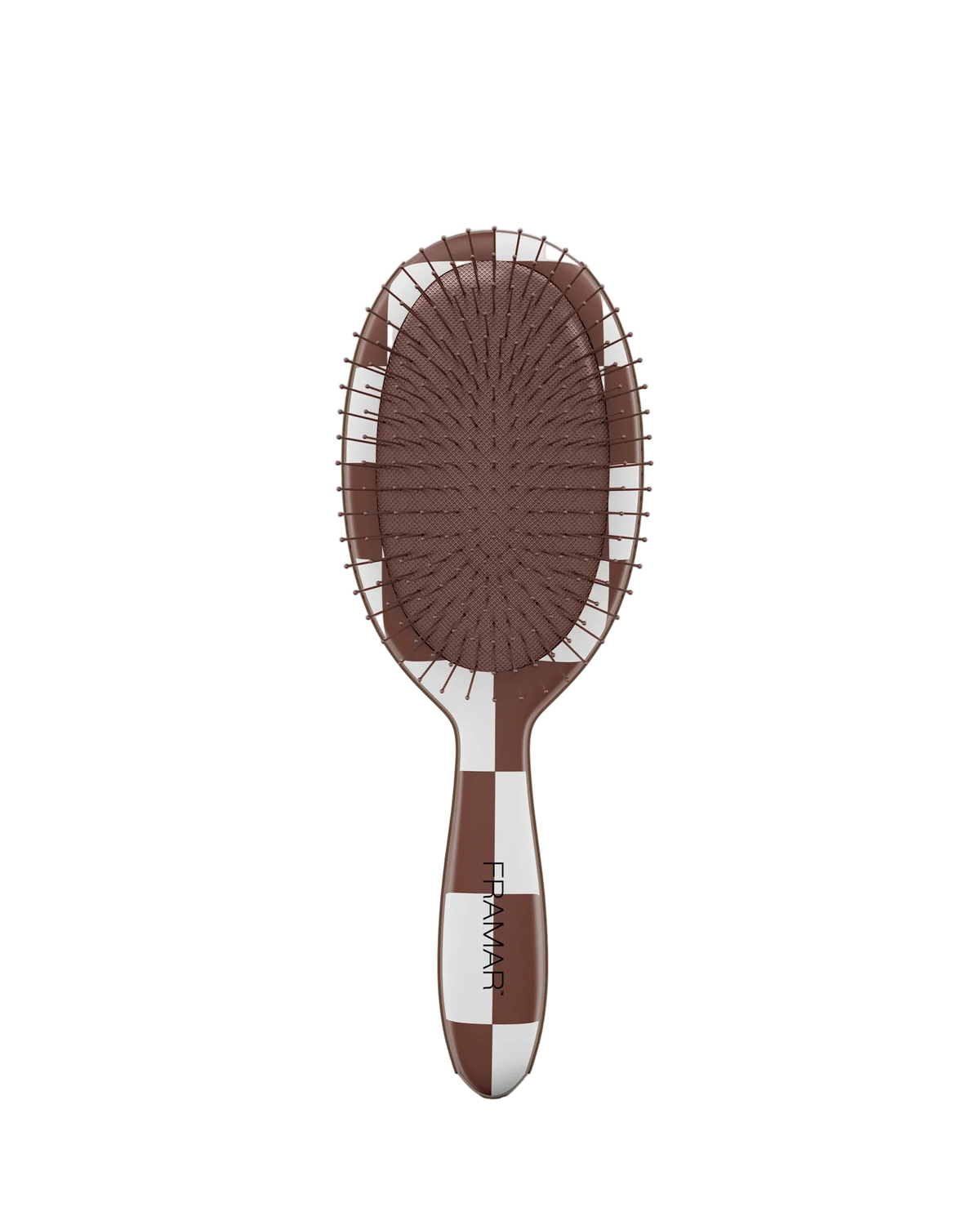 Framer Checked Out Detangle Brush - Chocolate
