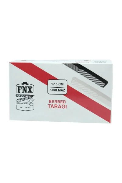 Fonex FNX 17.5cm Barber & Hair Dressing Cutting Comb Box 72pcs White Comb FNX