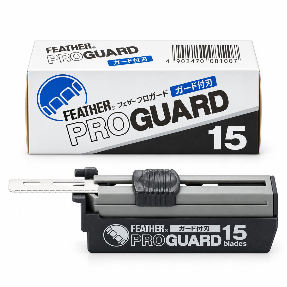Feather Professional Proguard 15pk For Heavy Beards BLFPG15 Razor Blades Feather