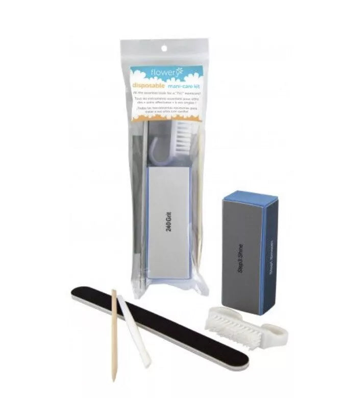 Flowery Manicure Kit Nail Files- Grinders - Buffers Flowery