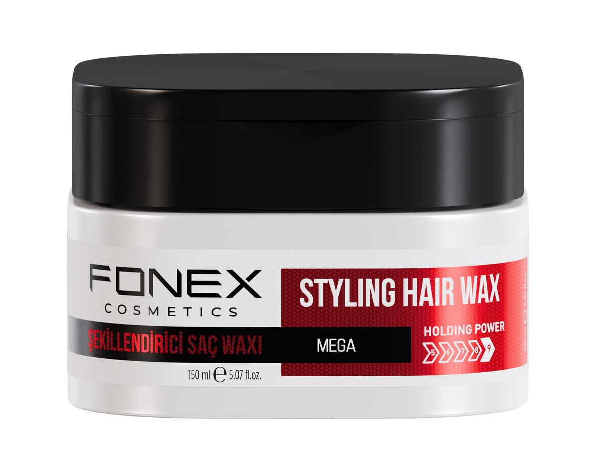 Fonex Mega Hair Wax 150ml Maximum Hold Professional Barber Styling Wax Hair Wax Fonex