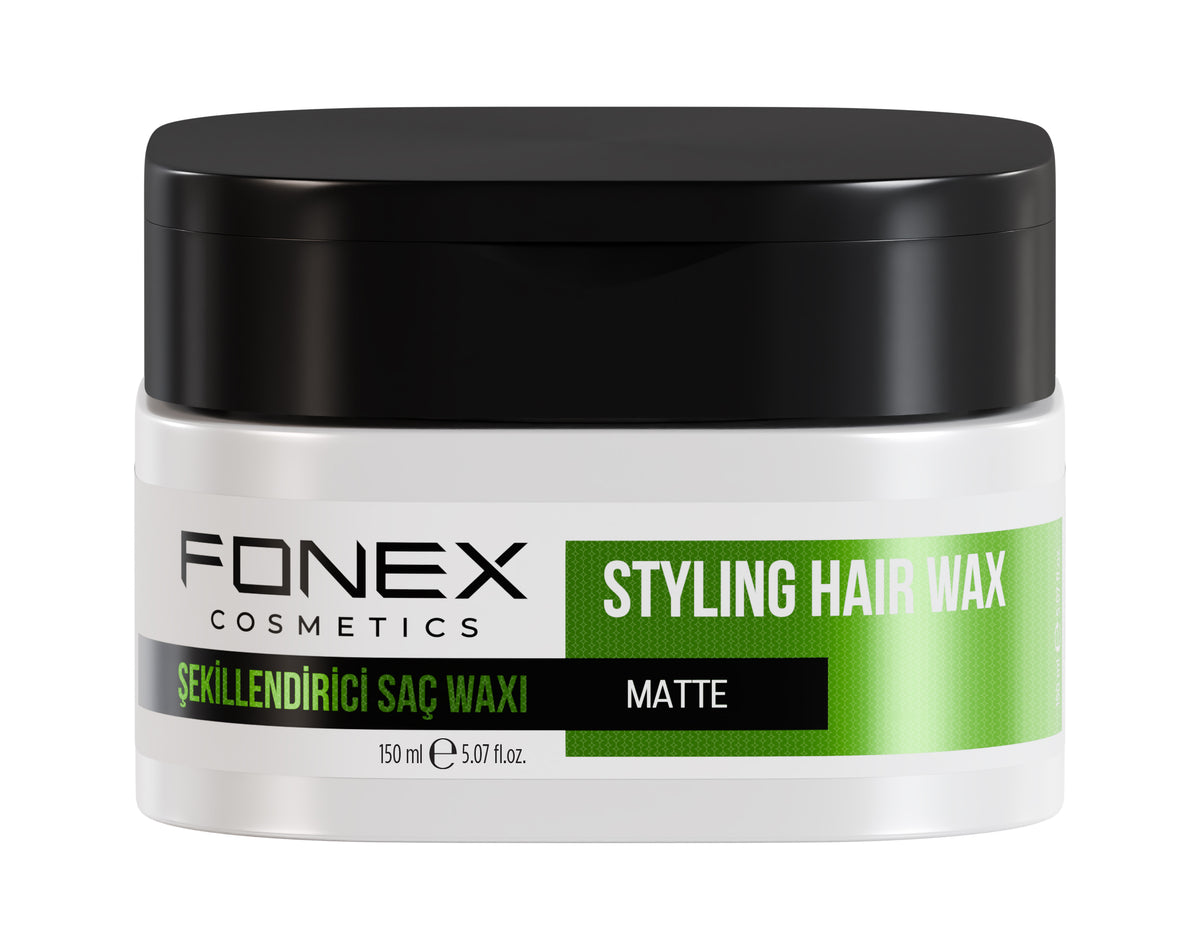 Fonex Styling Hair Wax Matte 150ml Strong Hold Matte Finish Barber Wax Hair Wax Fonex