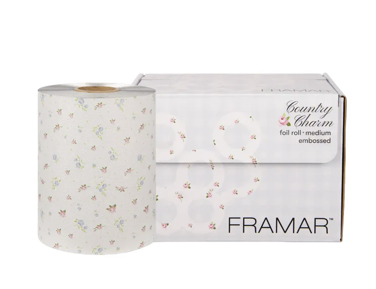 Framar Country Charm - Embossed Foil Roll 12.7cm x 97.5m. Foil Framar