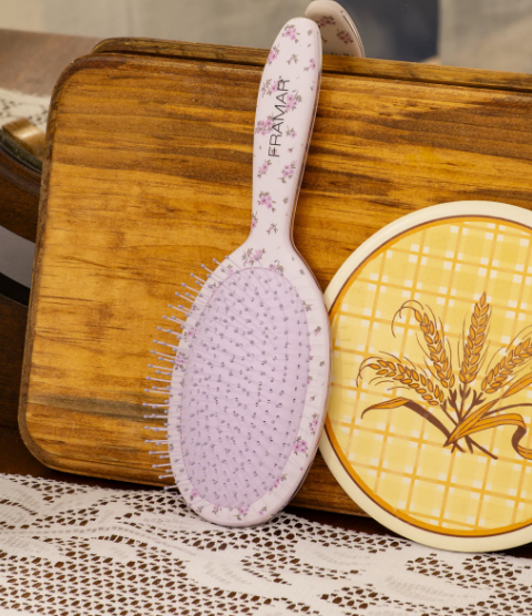 Framar Country Charm Oval Detangle Hair Brush - Meadow Hair Brush Framar
