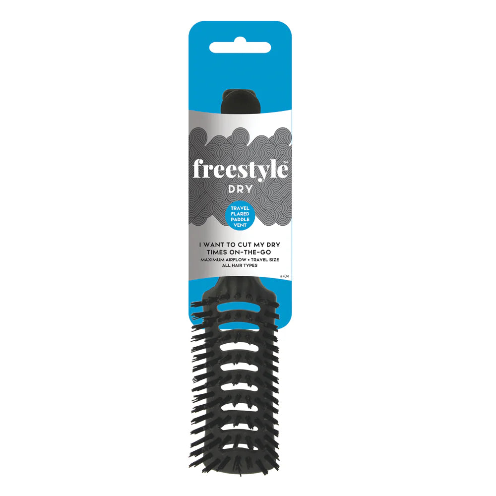 Freestyle FS404 Dry Travel Flared Paddle Vent Brush Hair Brush Freestyle