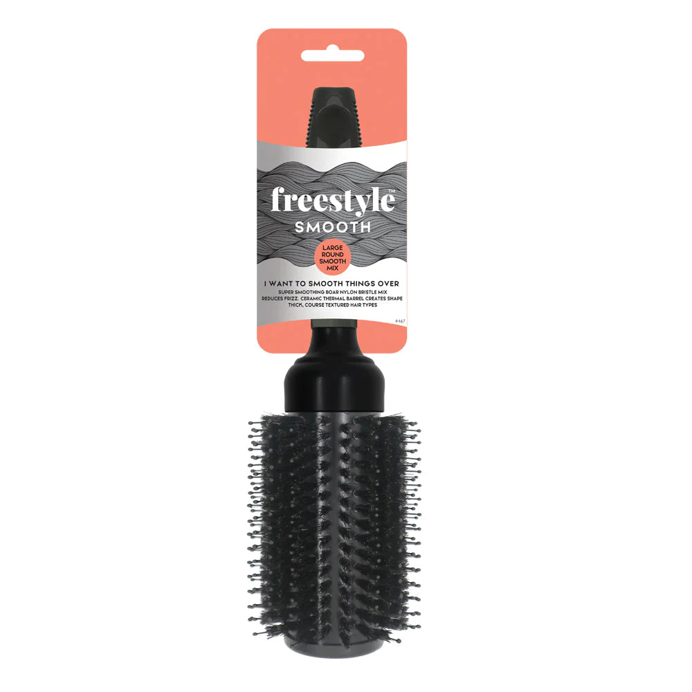 Freestyle FS467 Large Round Smooth Mix Bush Hair Brush Freestyle